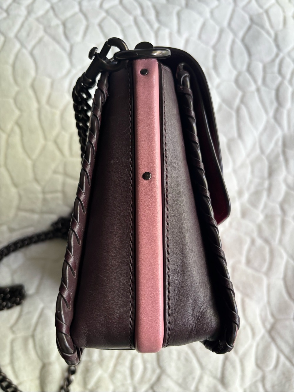 Coach Dreamer Shoulder Bag In Colorblock With Whipstitch NO HANGTAG NO STRAP - Picture 7 of 16